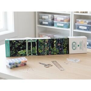 Diamond Dotz Monet Waterlilies Japanese Bridge Square Diamond Art Kit DQ13.003